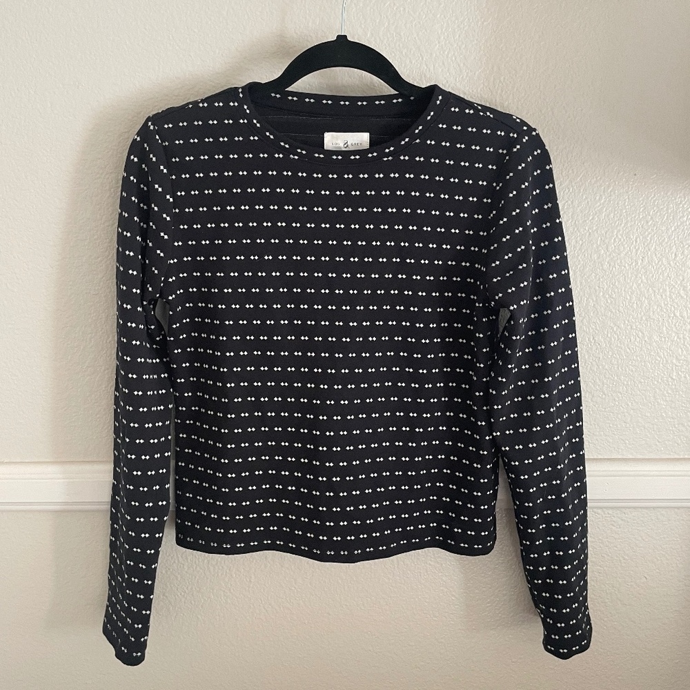 Lou & Grey Diamond Stripe Top